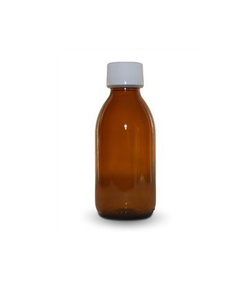 Glass bottle brown with stopper 250 ml